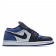 Air Jordan 1 Low Blue White Black Casual Shoes CQ9446 400 AJ1 Unisex Jordan 