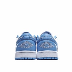Air Jordan 1 Low Blue White Casual Shoes AO9944 441 AJ1 Unisex Jordan 