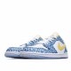 Air Jordan 1 Low Blue Yellow White Casual Shoes 309192 172 AJ1 Unisex Jordan 