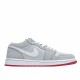 Air Jordan 1 Low Casual Shoes 553558 021 Unisex AJ1 Gray White Jordan 