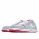 Air Jordan 1 Low Casual Shoes 553558 021 Unisex AJ1 Gray White Jordan 