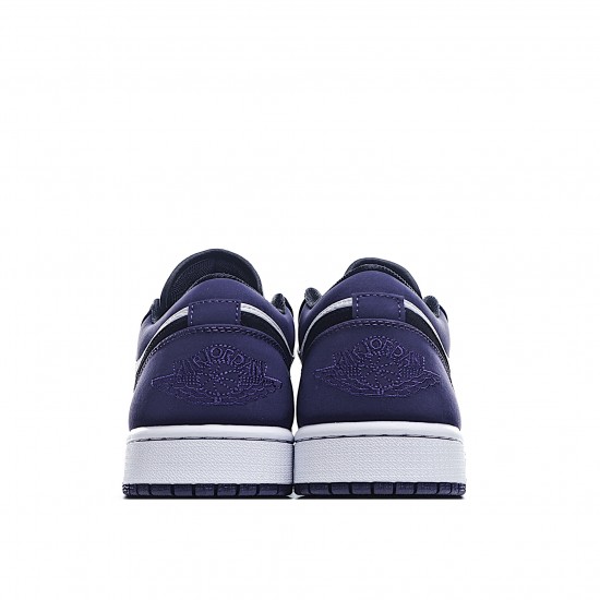Air Jordan 1 Low Court Purple Casual Shoes 553558 125 AJ1 Mens Jordan 