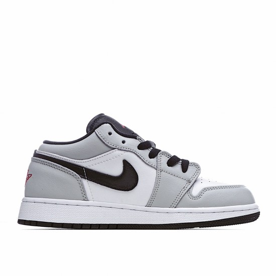 Air Jordan 1 Low Light Smoke Grey 553560-030 Unisex Running Shoes