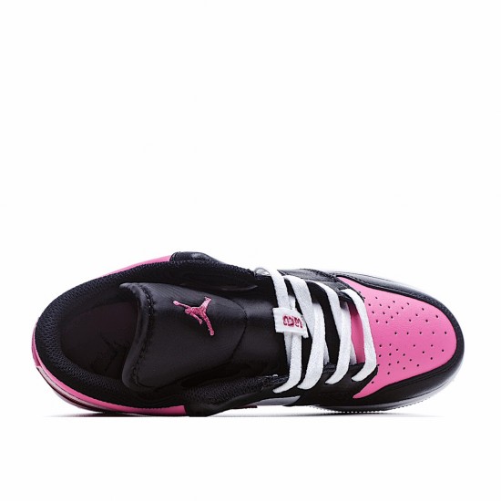 Air Jordan 1 Low Pink White Black 554723 106 Womens AJ1 Jordan 