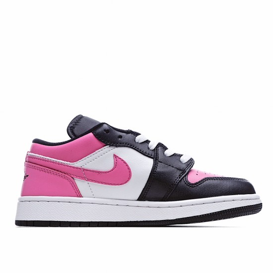 Air Jordan 1 Low Pink White Black 554723 106 Womens AJ1 Jordan 