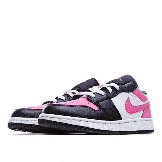 Air Jordan 1 Low Pink White Black 554723 106 Womens AJ1 Jordan 