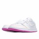 Air Jordan 1 Low Purple White Jordan CV3043 ID AJ1 Unisex Casual Shoes 