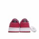 Air Jordan 1 Low Red White Black CW0192-200 Unisex Running Shoes