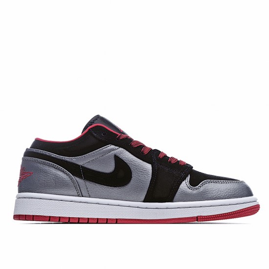 Air Jordan 1 Low White Black Casual Shoes 553558 002 Unisex AJ1 Jordan 