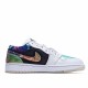 Air Jordan 1 Low White Black Green Casual Shoes CW7309 090 Unisex AJ1 Jordan 