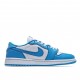 Air Jordan 1 Low White Blue Unisex CJ7891 401 AJ1 Jordan 