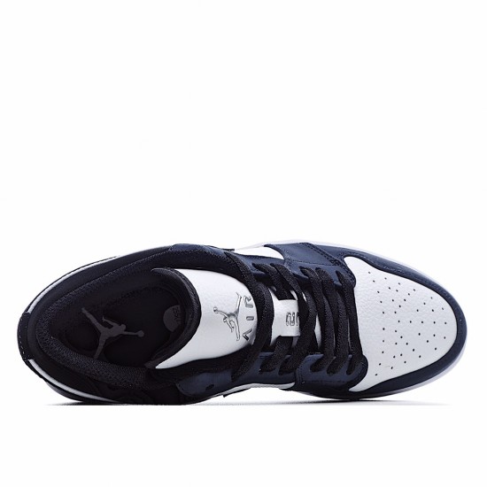 Air Jordan 1 Low White Deep Blue Casual Shoes 309192 101 AJ1 Unisex Jordan 