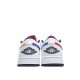 Air Jordan 1 Low White Multi White Yellow Casual Shoes CW7009 100 Unisex AJ1 Jordan 