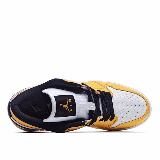 Air Jordan 1 Low Yellow White Black Casual Shoes CZ4776 107 AJ1 Unisex Jordan 
