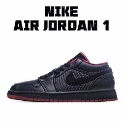 Air Jordan 1 Low Black Casual Shoes 309192 001 Unisex AJ1 Jordan 