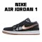 Air Jordan 1 Low Black Gold Casual Shoes 554723 032 Unisex AJ1 jordan 