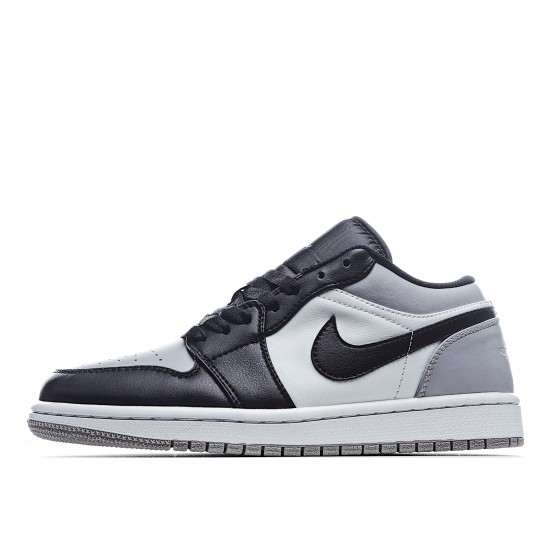 Air Jordan 1 Low Black Gray Casual Shoes 553558 110 Unisex AJ1 Jordan 