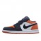 Air Jordan 1 Low Black White Orange Casual Shoes AJ1 553558 128 Unisex Jordan 