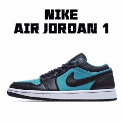 Air Jordan 1 Low Blue Black Casual Shoes 553558 026 Unisex AJ1 Jordan 
