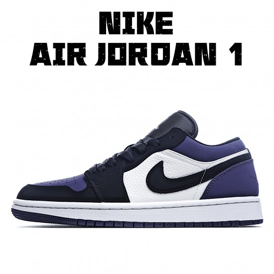 Air Jordan 1 Low Court Purple Casual Shoes 553558 125 AJ1 Mens Jordan 