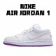 Air Jordan 1 Low GG Purple White Casual Shoes Womens 555112 ID AJ1 Jordan 