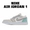Air Jordan 1 Low Gray Green White Casual Shoes CV3043 100 AJ1 Unisex Jordan 