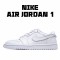 Air Jordan 1 Low ID White Casual Shoes CJ7891-ID AJ1 White Unisex Jordan 