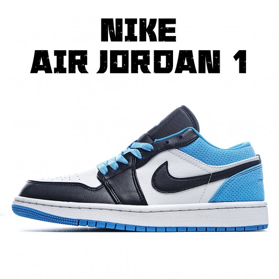 Air Jordan 1 Low Laser Blue Casual Shoes CK3022 004 Unisex AJ1 Jordan 