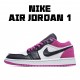 Air Jordan 1 Low Magenta Black Purple White Casual Shoes CK3022 005 AJ1 Unisex Jordan 