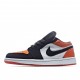 Air Jordan 1 Low Orange White Black Casual Shoes 553558 010 Unisex AJ1 Jordan 