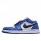 Air Jordan 1 Low White Blue Casual Shoes 553558 401 AJ1 Unisex Jordan 