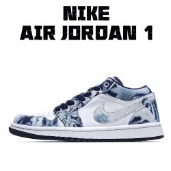 Air Jordan 1 Low White Blue CZ8455 100 AJ1 Unisex Jordan 