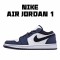 Air Jordan 1 Low White Deep Blue Casual Shoes 309192 101 AJ1 Unisex Jordan 