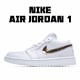 Air Jordan 1 Low White Gold Casual Shoes AJ1 CZ4776 100 Unisex Jordan 