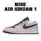 Air Jordan 1 Low WMNS Iridescent Casual Shoes AJ1 Black Pink Unisex Jordan 