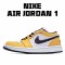 Air Jordan 1 Low Yellow White Black Casual Shoes CZ4776 107 AJ1 Unisex Jordan 