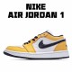 Air Jordan 1 Low Yellow White Black Casual Shoes CZ4776 107 AJ1 Unisex Jordan 