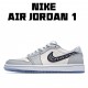 Air Jordan 1 Retro High Premium Casual Shoes CN8608 002 AJ1 Unisex Gray Black Jordan 