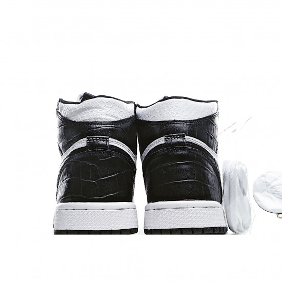 Air Jordan1 OG High Black White 555088 010 AJ Unisex Jordan 