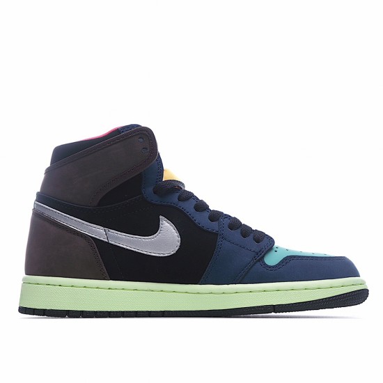 Air Jordan 1 High OG Undefeated Dunk Blue Green Gray 555088 201 Mens AJ1 Jordan 