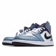 Air Jordan 1 Mid Facetasm Fearless CU2802 100 AJ1 Blue White Black Unisex Jordan 