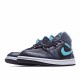 Air Jordan 1 Mid Grey Aqua 554724 063 AJ1 Unisex Jordan 