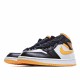 Air Jordan 1 Mid Laser Orange Black CV5276 107 AJ1 Unisex Jordan 