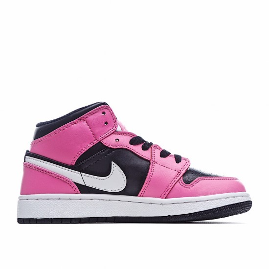 Air Jordan 1 Mid Pinksicle Unisex Pink White Black AJ1 Jordan 