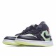 Air Jordan 1 Mid SE Black Barely Volt CV5276 003 AJ1 Green Black Unisex Jordan 