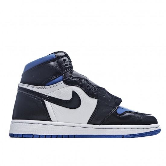 Air Jordan 1 Retro High OG Blue Black White 555088 041 AJ1 Unisex Jordan 