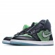 Air Jordan 1 Retro High Zoom Zen Green CK6637 002 Unisex AJ1 Black Green Mens 