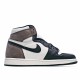 Air Jordan 1 Retro Og Dark Mocha Black White Jordan 555088 105 AJ1 Unisex 