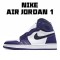 Air Jordan 1 Court Purple Mens 555088 500 AJ1 White Black Purple Jordan 