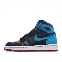 Air Jordan 1 High UNC To Chicago CD0461 046 AJ1 Womens Blue Black Red Jordan 